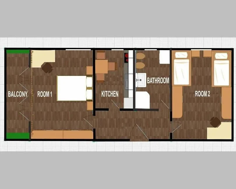 Sunny Terrace 2 Bedrooms Milan Apartment